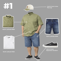 Hvad skal du have på til foråret? 4 enkle outfits til mænd i store størrelser