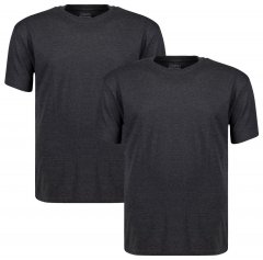 Adamo 129420 T-shirt 2-pak Mørkegrå meleret