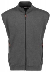 Adamo 159307 Sweatvest Mørkegrå meleret