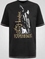 D555 Stokes Official Jimi Hendrix Experience T-shirt med tryk