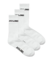 Jack & Jones Melvin Tennisstrømper Hvid 3-pak