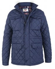 D555 Dalwood Quilted Jacket With Zip Away Hood