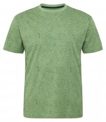 North Latitude Allover Printed T-shirt Mellemgrøn