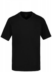 JP1880 702415 T-shirt med V-hals Sort