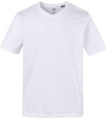 JP1880 702415 T-shirt med V-hals Hvid