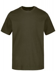 JP1880 702558 T-shirt med rund hals Mørk oliven