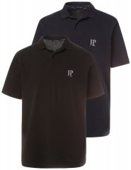 JP1880 704317 Poloshirt 2-pak Sort/Mørkeblå