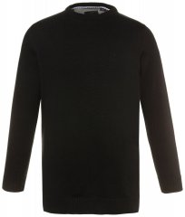 JP1880 708261 Striktrøje med rund hals Sort