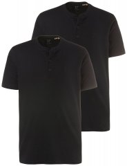 JP1880 708420 Henley-shirt 2-pak Sort