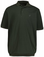 JP1880 712617 Poloshirt med maveform Mørk oliven