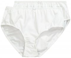 Ulla Popken 712882 Trusser 2-pak Hvid