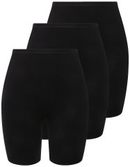 Ulla Popken 716595 Boksertrusser 3-pak Sort