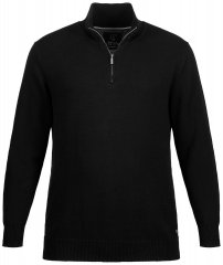 JP1880 716842 Half-zip striktrøje Sort