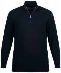 JP1880 716842 Half-zip striktrøje Mørkeblå