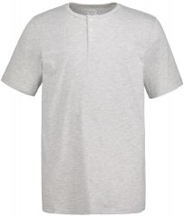 JP1880 726695 Henley-shirt Gråmeleret