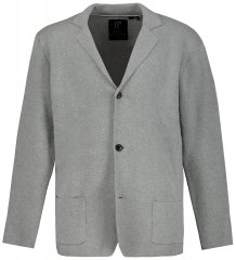 JP1880 Milano Flexnamic Strikket blazer Gråmeleret