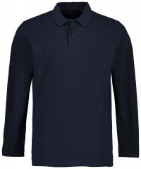 JP1880 799230 Langærmet poloshirt Mørkeblå
