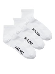 Jack & Jones Leon Tennisstrømper Hvid 3-pak