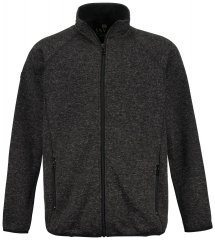 Jay-Pi 802394 Strikket fleecejakke Sort