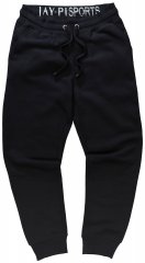 Jay-Pi 804175 Sweatpants i smal pasform med sidelommer Sort