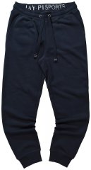 Jay-Pi 804175 Sweatpants i smal pasform med sidelommer Mørkeblå
