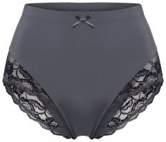 Ulla Popken 809385 Formende trusser med blonde Antracit