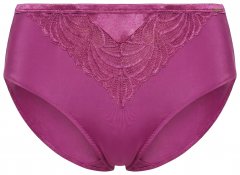 Ulla Popken 811602 Trusser med blonde Mørklilla
