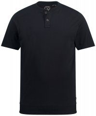 JP1880 818628 Henley-shirt med maveform Sort