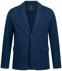 JP1880 New York Flexnamic Jerseyblazer med klaplommer Natblå