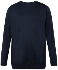 JP1880 827128 Langærmet T-shirt med maveform Mørkeblå