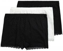 Ulla Popken 827286 Boksertrusser 3-pak Sort