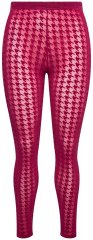 Ulla Popken 828982 Ternede strømpeleggings Bærrød
