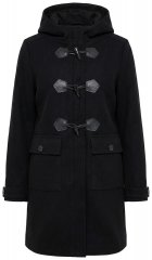 Ulla Popken 829347 Duffelcoat Sort