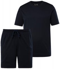 JP1880 829513 Pyjamas kort model bellyfit Mørkeblå