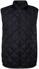 Men+ 578 Quiltet vest med ståkrave Mørkeblå