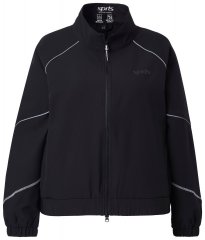 Ulla Popken 833237 Sportsjakke med refleksdetaljer Sort