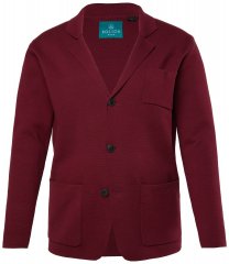 Boston Park 747 Flexlastic Strikket blazer Aubergine