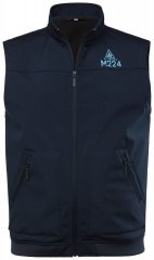 Men+ 414 Softshellvest med ståkrave Mørkeblå