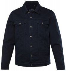 Men+ 446 Denimjakke med brystlommer Mørkeblå