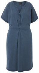 Ulla Popken 837403 Kortærmet jerseykjole Mørkeblå