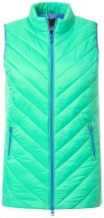 Ulla Popken 837409 Quiltet HYPRAR-vest Lysegrøn