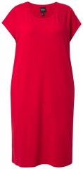 Ulla Popken 839896 Jerseykjole med similisten Rosa