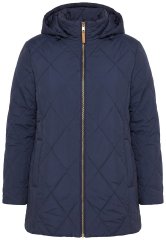 Ulla Popken 841360 Quiltet jakke Mørkeblå