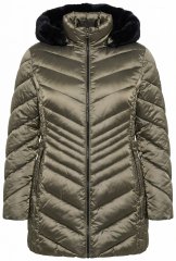 Ulla Popken 842013 Quiltet jakke Lysebrun