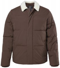 JP1880 842508 Jakke med teddykrave Hasselnød