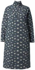 Ulla Popken 843506 Mønstret sweatkjole Sort