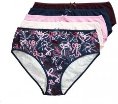 Ulla Popken 844495 Trusser 5-pak Blomme