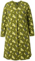 Ulla Popken 845190 Blomstret jerseykjole Turkis