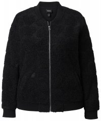 Ulla Popken 845262 Teddyjakke Sort