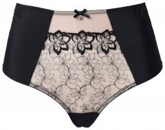 Ulla Popken 845347 Blomstrede stringtrusser Gammelrosa